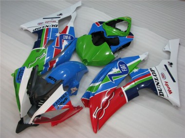 2008-2016 Green Fiat Yamaha R6 Fairings