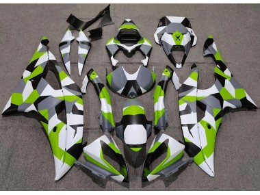 2008-2016 Light Green Camo Plain Yamaha R6 Fairings