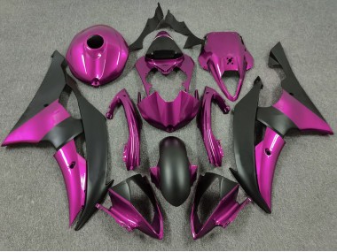 2008-2016 Pink and Matte Black Yamaha R6 Fairings