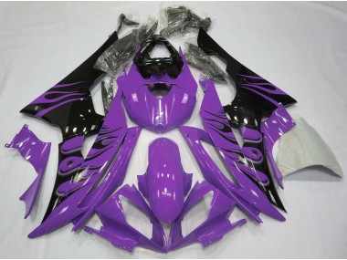 2008-2016 Purple Flame Style Yamaha R6 Fairings