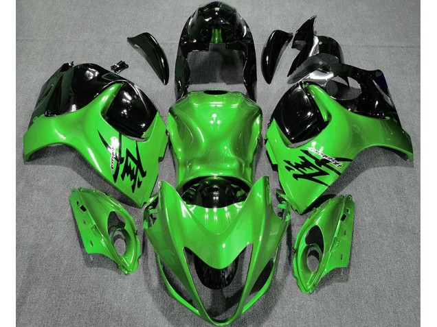 2008-2019 Gloss Green and Black Suzuki GSXR 1300 Fairings