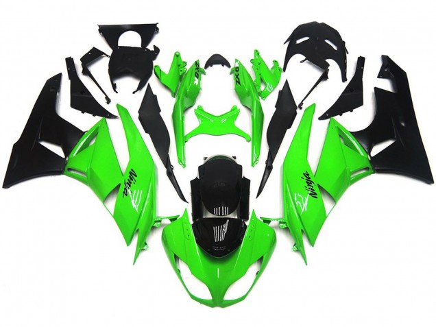 2009-2012 Deep Gloss Green Sharp Kawasaki ZX6R Fairings