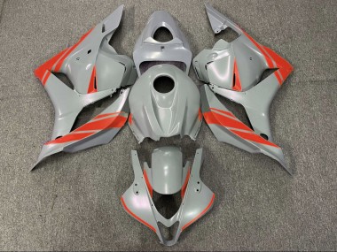 2009-2012 Nardo Gray and Red Honda CBR600RR Fairings