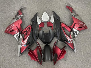 2009-2018 Matte Red Motorrad BMW S1000RR Fairings