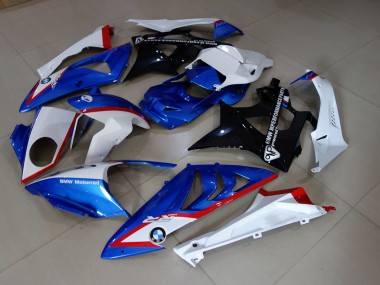 2009-2018 Stock style Blue and White BMW S1000RR Fairings