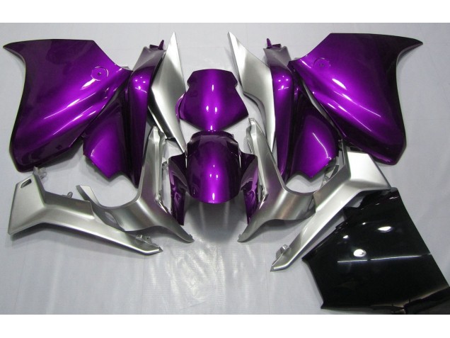 2010-2013 Deep Purple and Silver Honda VFR1200 Fairings