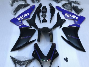 2010-2015 Matte Black & Blue Aprilia RSV4 1000 Fairings