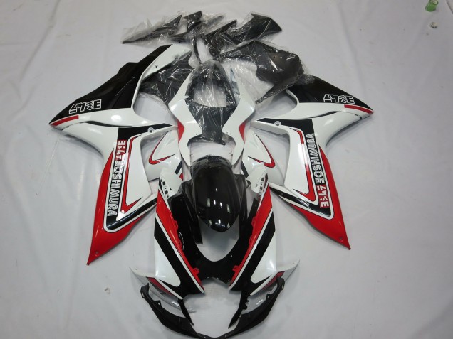 2011-2020 Red White and Black Suzuki GSXR 600-750 Fairings