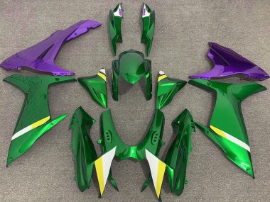 2011-2020 Gloss Green and Purple Suzuki GSXR 600-750 Fairings