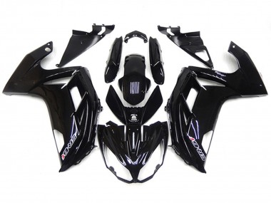 2012-2016 Gloss Black Kawasaki Ninja 650R Fairings