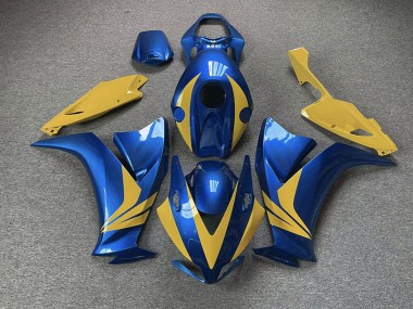 2012-2016 Gloss Blue and Yellow Honda CBR1000RR Fairings