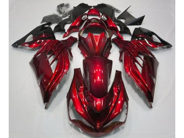 2012-2019 Fire Red Gloss Kawasaki ZX14R Fairings