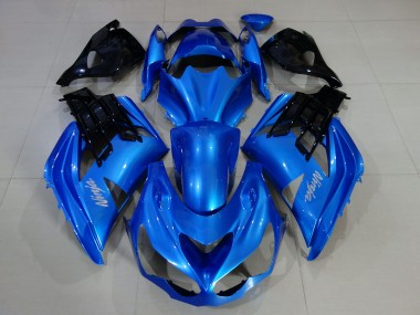 2012-2019 Vibrant Blue & Gloss Black Kawasaki ZX14R Fairings