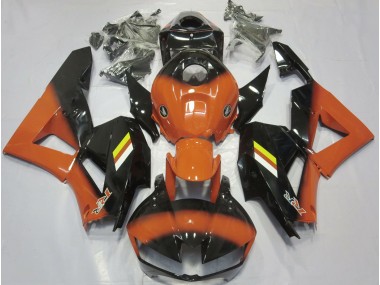 2013-2020 Gloss Orange and Black Fade Honda CBR600RR Fairings