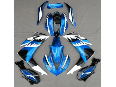 2015-2018 Light Blue Shark Yamaha R3 Fairings