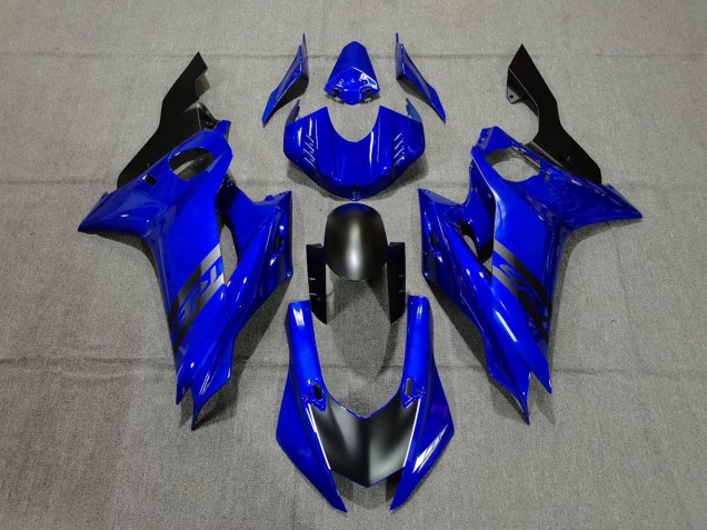 2017-2019 Blue and Black Yamaha R6 Fairings