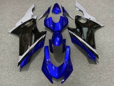 2017-2019 Cement Black and Blue Yamaha R6 Fairings