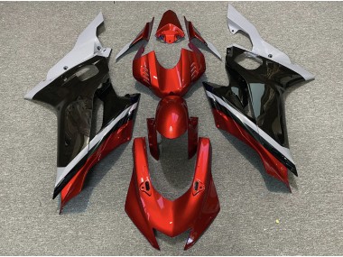 2017-2019 Cement Black and Red Yamaha R6 Fairings