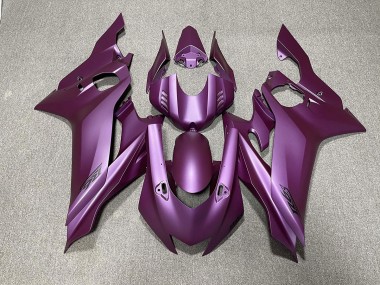 2017-2019 Dark Purple Matte Yamaha R6 Fairings