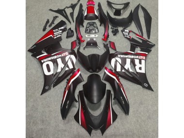 2017-2019 Matte Black & Red Suzuki GSXR 1000 Fairings