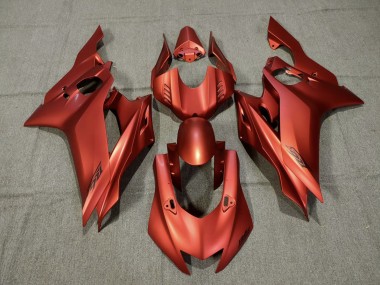 2017-2019 Matte Red Yamaha R6 Fairings