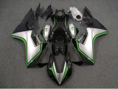 2017-2019 Silver and Black & Green Honda CBR1000RR Fairings