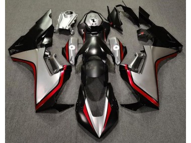 2017-2019 Silver and Black & Red Honda CBR1000RR Fairings