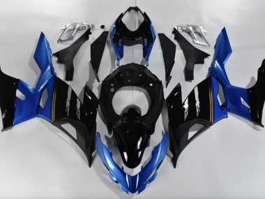 2018-2020 Blue and Black Kawasaki Ninja 400 Fairings